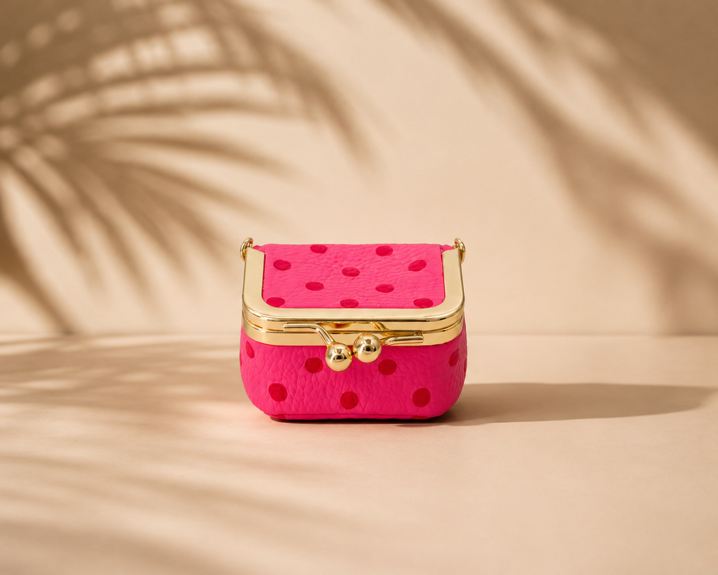 Pink Polka Jewelry Case