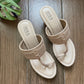 Kolhapuri Wedge - Ivory