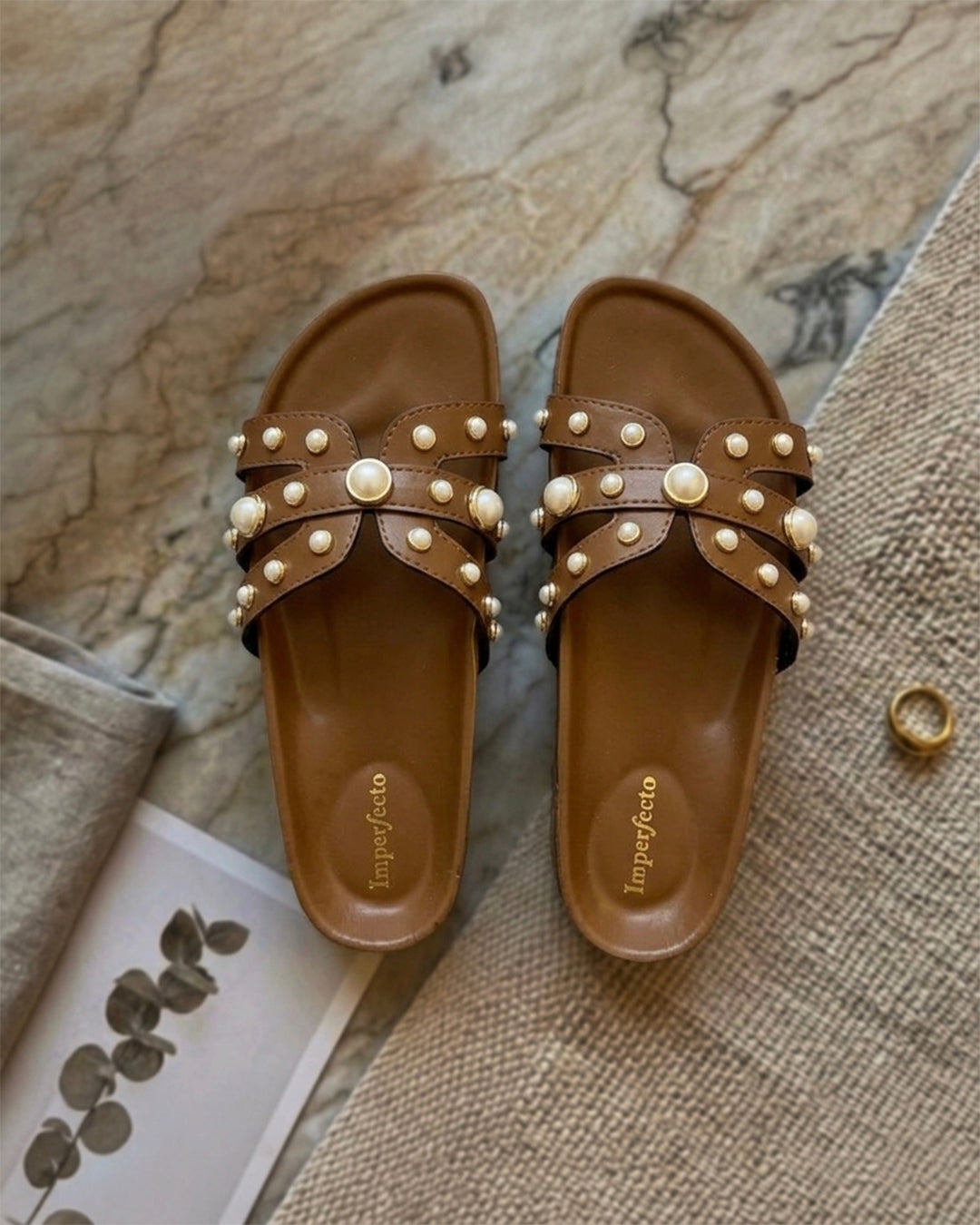 Pearl Slider Tan Swifty