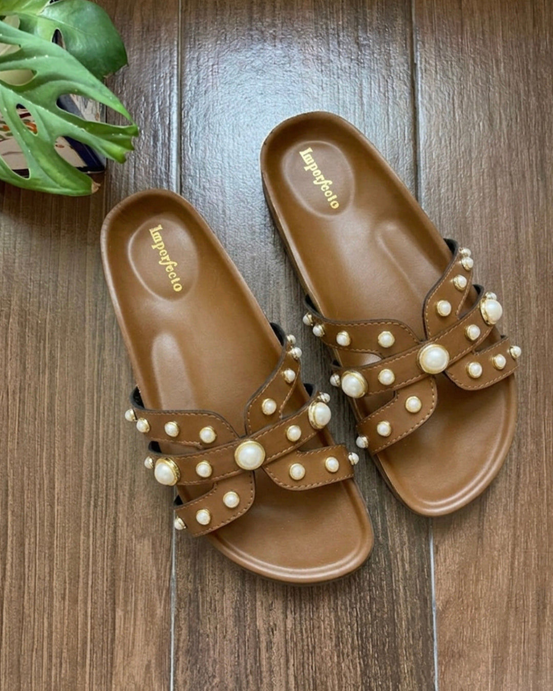 Pearl Slider Tan Swifty