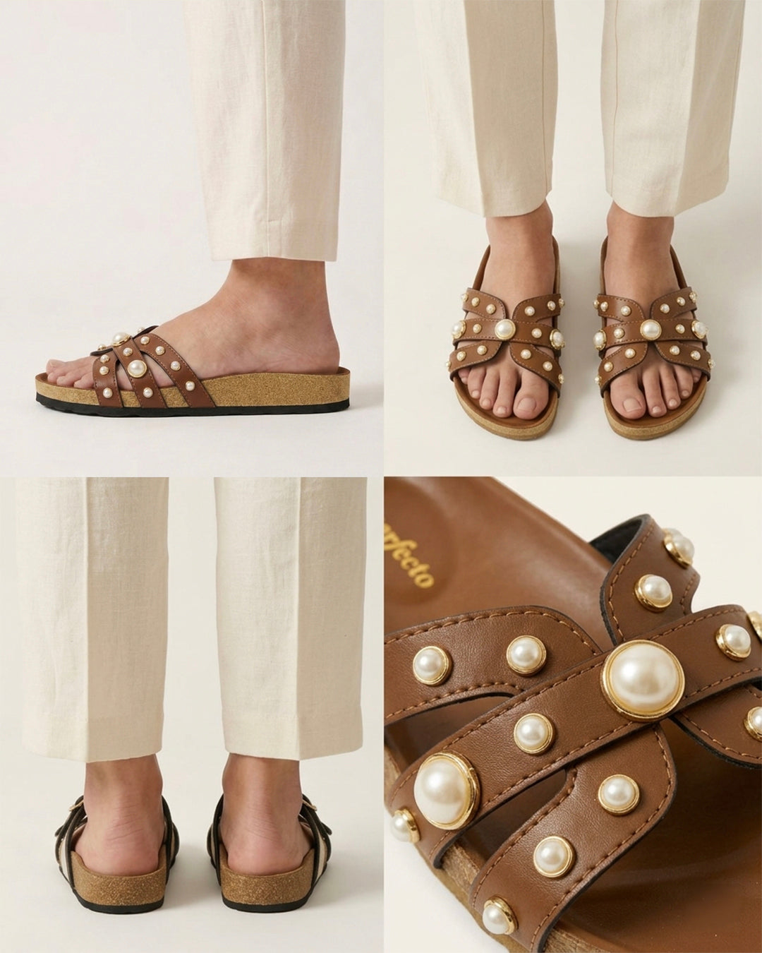 Pearl Slider Tan Swifty
