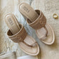 Kolhapuri Wedge - Ivory