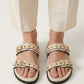 Rivet Ivory Swifty Sandals