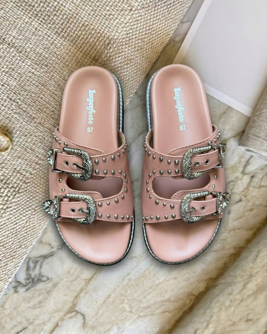 Swifty Slider Sandals - Blush(Monsoon Edit)