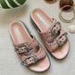 Swifty Slider Sandals - Blush(Monsoon Edit)