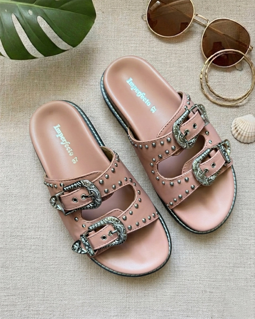 Swifty Slider Sandals - Blush(Monsoon Edit)