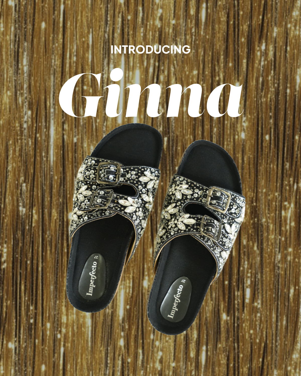 Ginna Slider - Black (Limited Drop -60pcs only made ever)