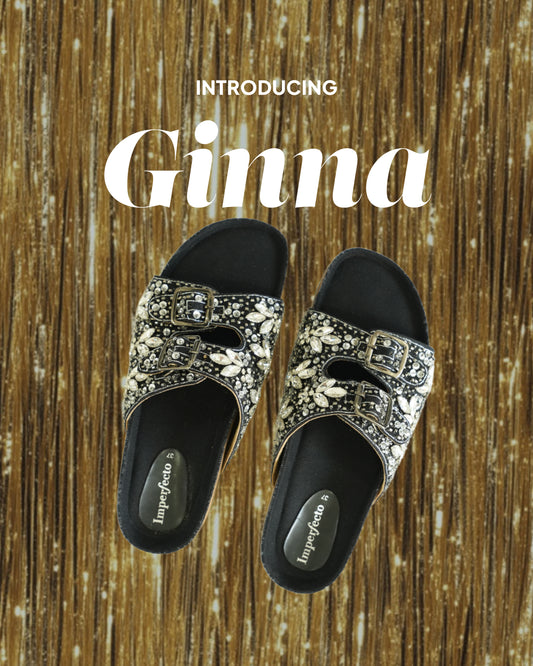 Ginna Slider - Black (Limited Drop -60pcs only made ever)