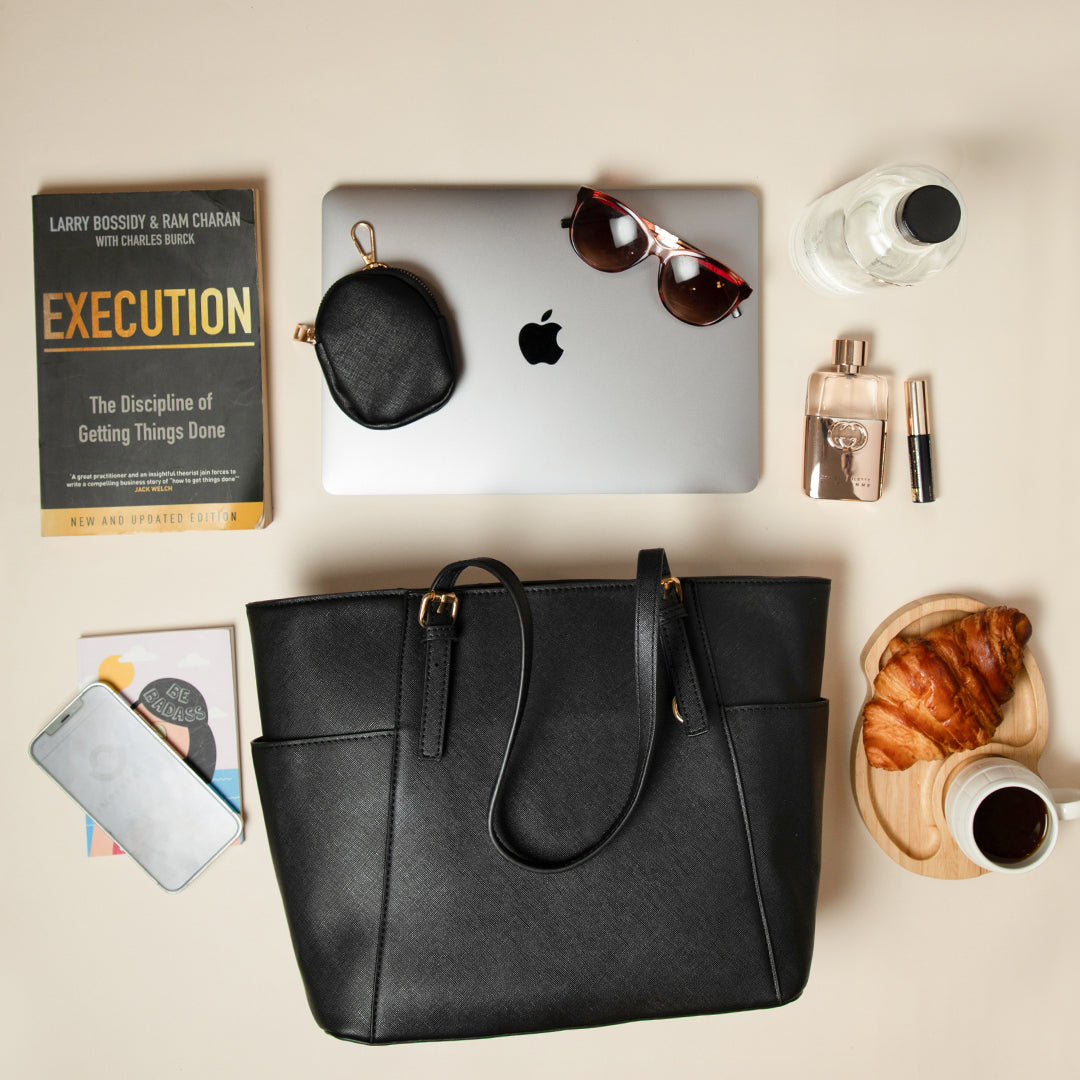 Sansa Tote Bag - Black