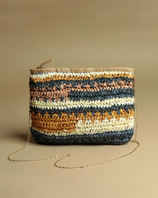 The Queen Raffia Sling Bag