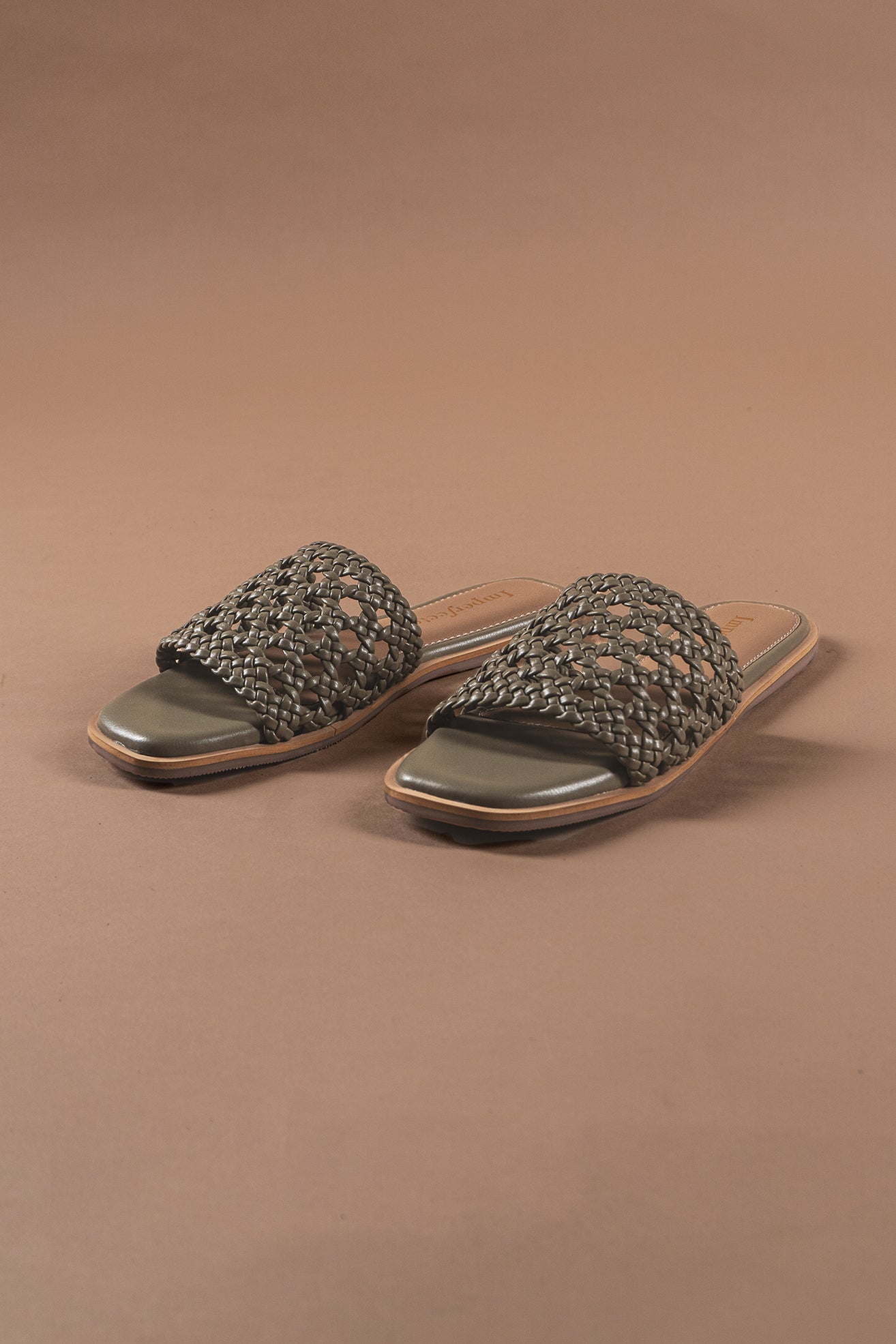 Olive Woven Sandals