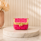 Pink Polka Jewelry Case
