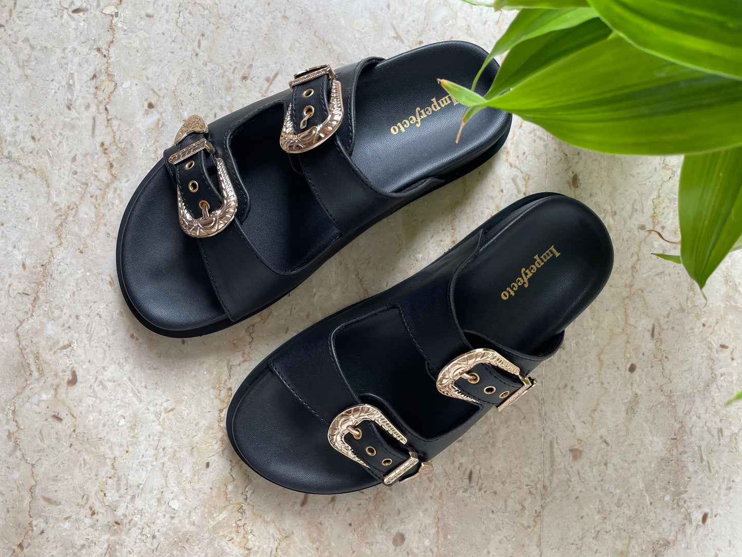 Taylor Swift Sandals - Gold Buckle