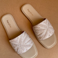 Ivory Dust Embroidery Sandals