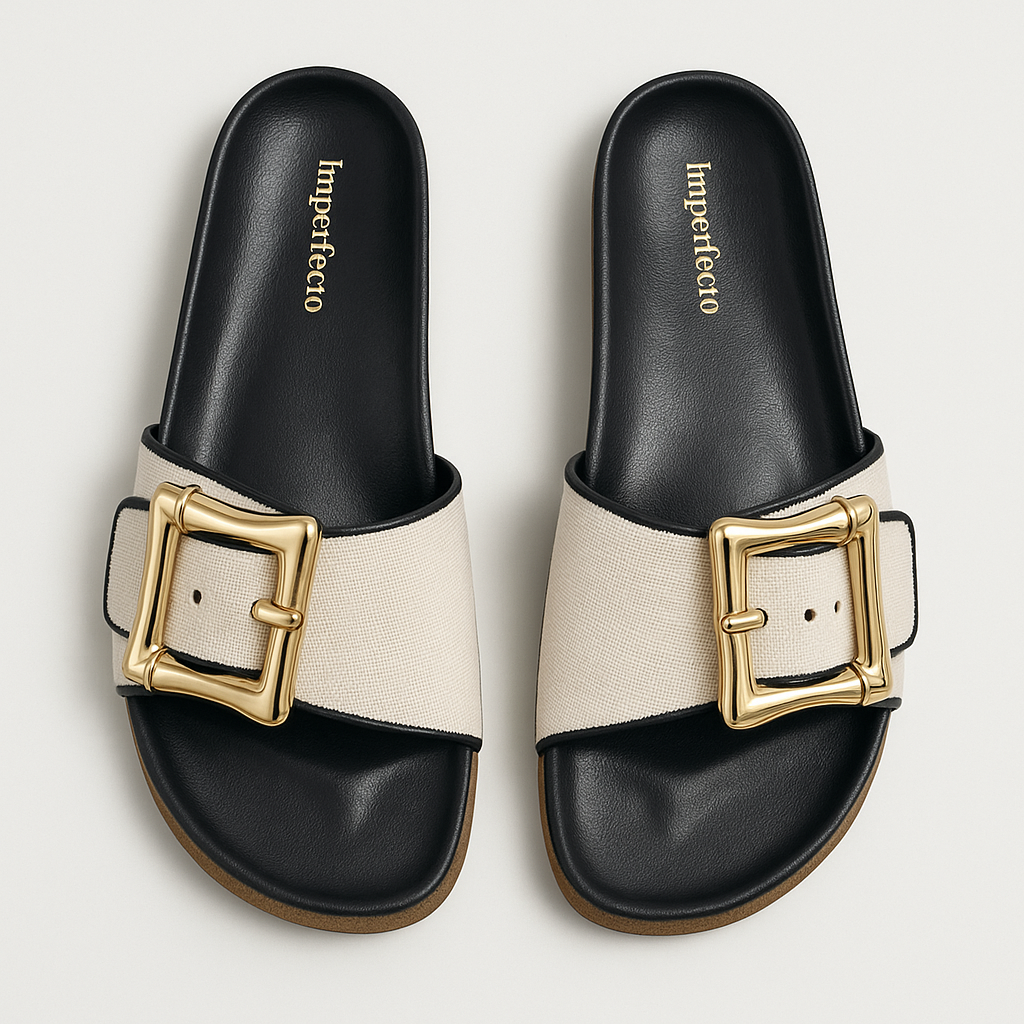 Canvas Buckle Sliders