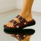 Swifty Slider Sandals - Maroon