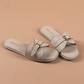 Ivory Chic Buckle Sandals