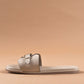 Ivory Chic Buckle Sandals