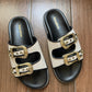 Canvas Swifty Black - Gold Buckle
