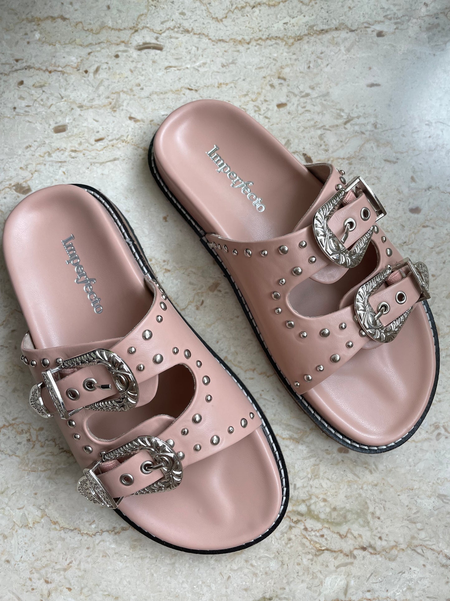 Taylor Swift Slider Sandals - Blush