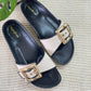 Canvas Buckle Sliders