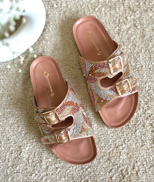 Embroidery Alia Slides