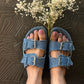 Sara Denim Sandals