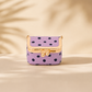 Purple Polka Jewelry Case