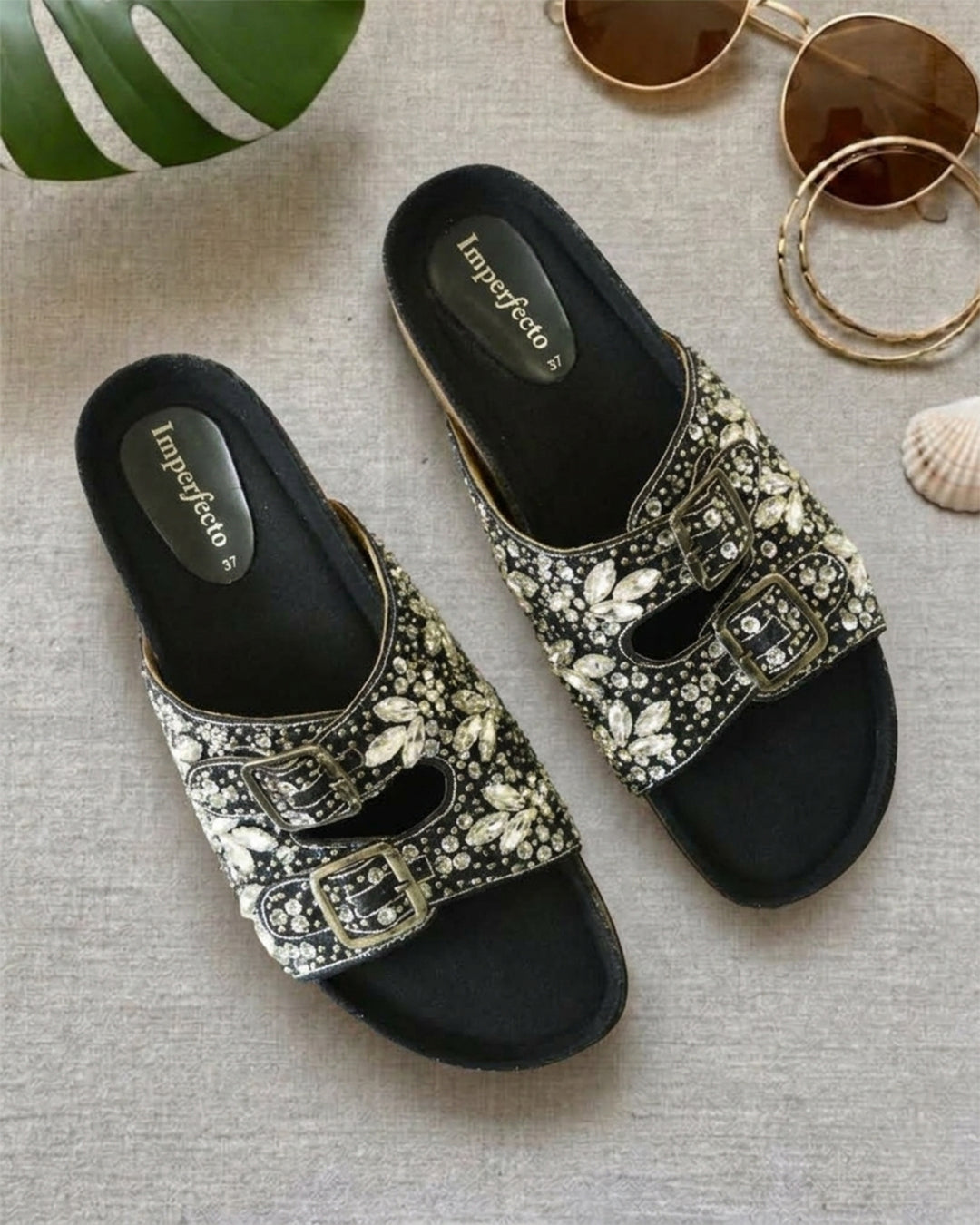 Ginna Slider - Black (Limited Drop -60pcs only made ever)