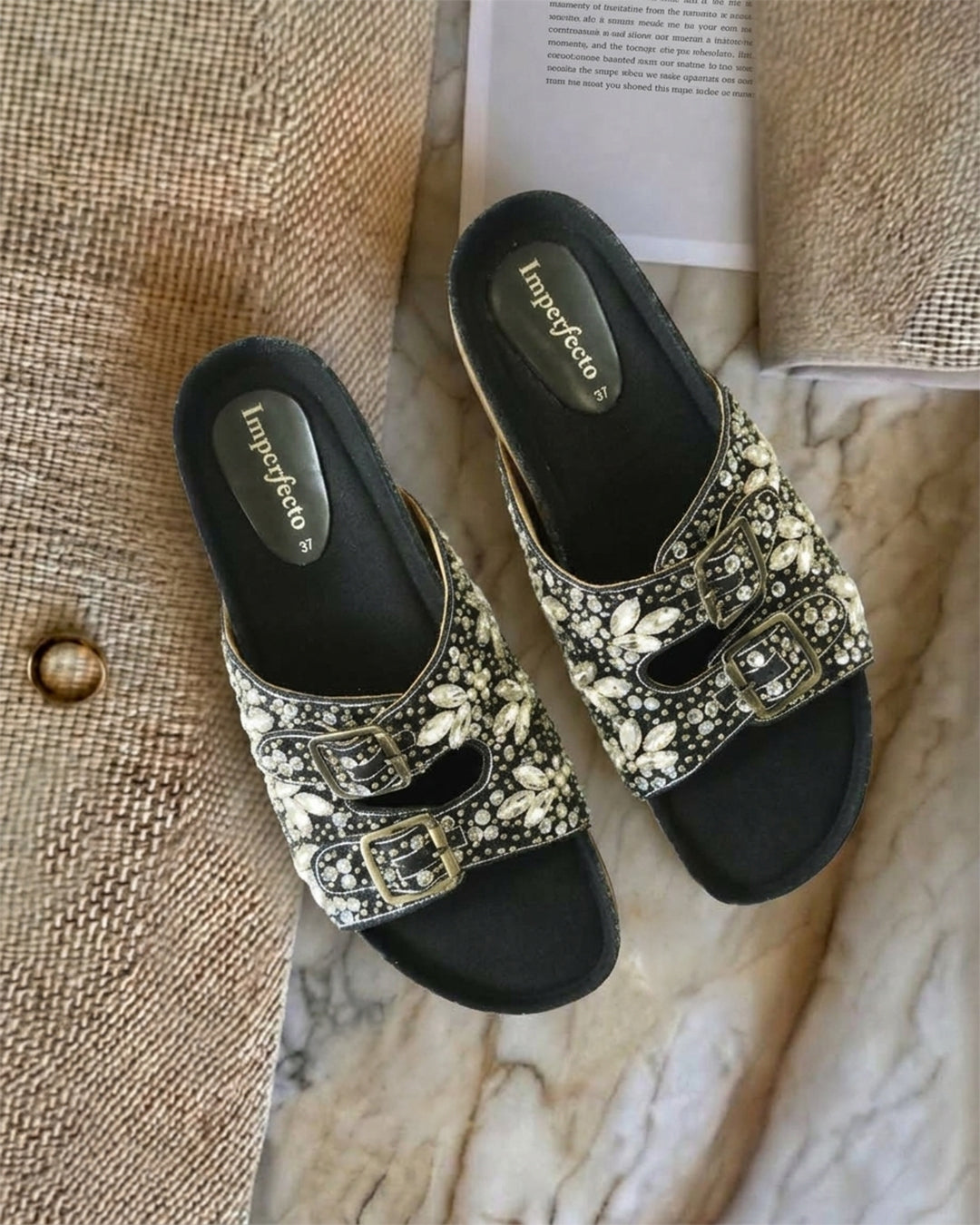 Ginna Slider - Black (Limited Drop -60pcs only made ever)