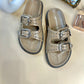 Taylor Swift Slider Sandals - Now in Taupe