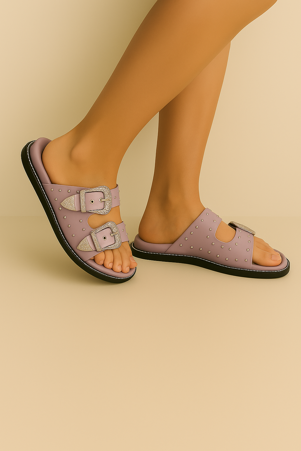 Swifty Slider Sandals - Lilac