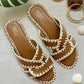 Raffia Breeze Sandals - Tan