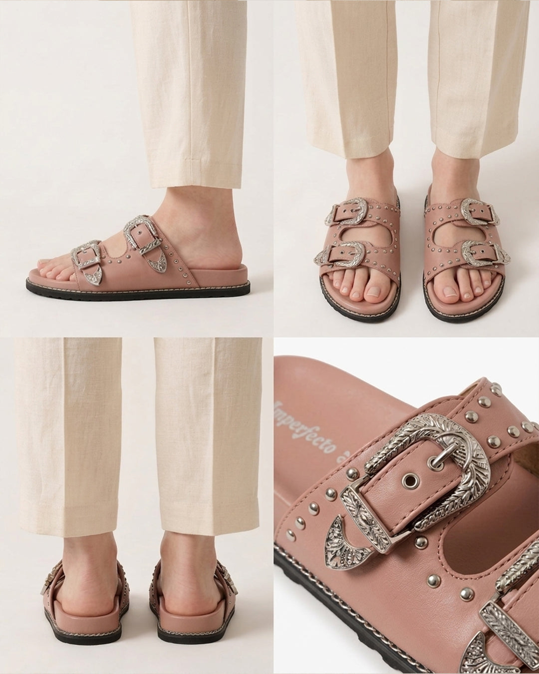 Swifty Slider Sandals - Blush(Monsoon Edit)