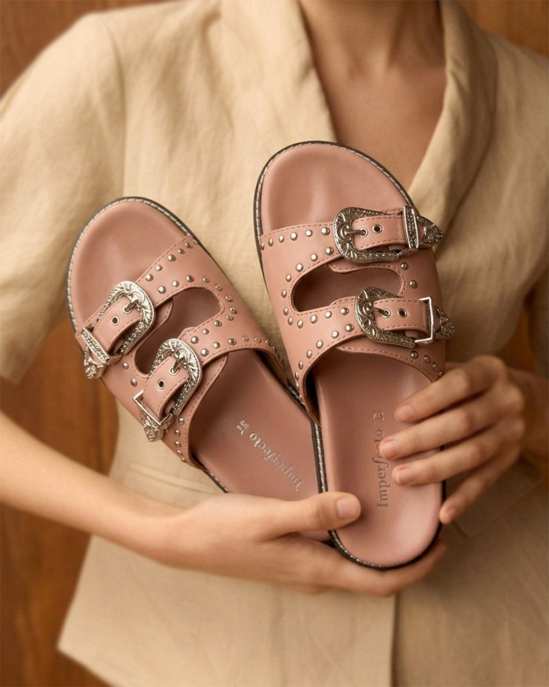 Swifty Slider Sandals - Blush(Monsoon Edit)