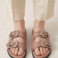 Swifty Slider Sandals - Blush(Monsoon Edit)