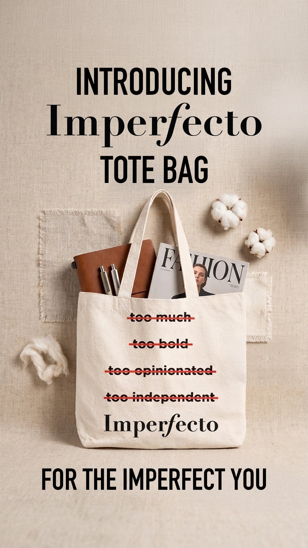 Imperfecto Viral Tote Bag