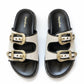Canvas Swifty Black - Gold Buckle